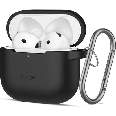 Tech-Protect Силиконов калъф Tech-Protect за AirPods 4 - черен (5906302370047)