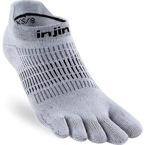 Injinji Дамски чорапи за бягане Injinji Women's Run Lightweight No-Show Running socks - Grey - размер 40, 5-44, 5 (EU) (201-7566-0212)