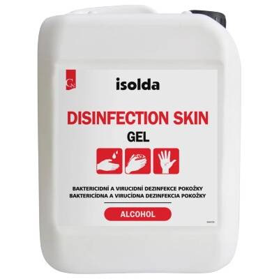 ISOLDA DISINFECTION SKIN gelová dezinfekcia rúk a pokožky 5l