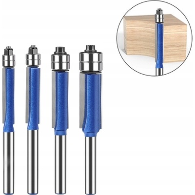 4 kusy vyrovnávacieho fréza na drieku 6 mm