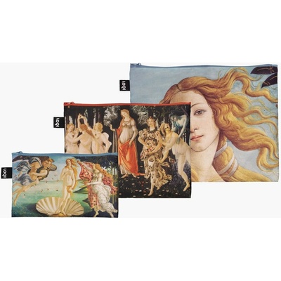 Loqi taštičky na zips 3 ks sandro botticelli