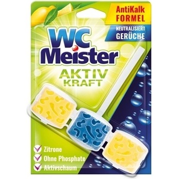 WC Meister Aktiv Kraft WC blok s vůní citrónu 45 g