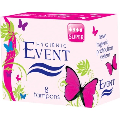 EVENT хигиенни тампони, Super, 8 броя