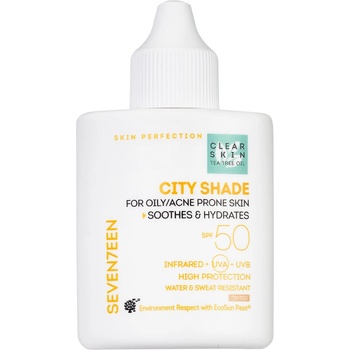 SEVENTEEN Тониран слънцезащитен крем Seventeen CITY SHADE SPF50 TINTED (1201826CR)