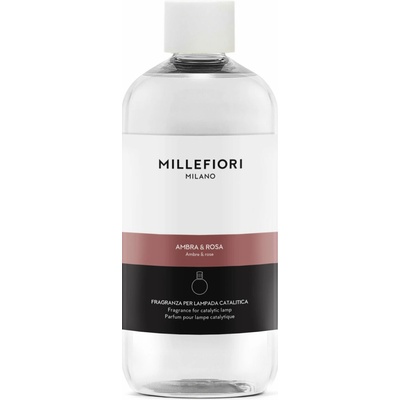 Millefiori Ambra & Rosa náplň do katalytickej lampy 500 ml