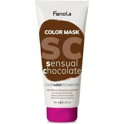 Fanola Color Mask Цветна подхранваща и хидратираща маска, Sensual Chocolate, 200 ml