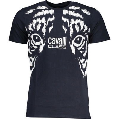 Cavalli Class perfektné pánske tričko modré