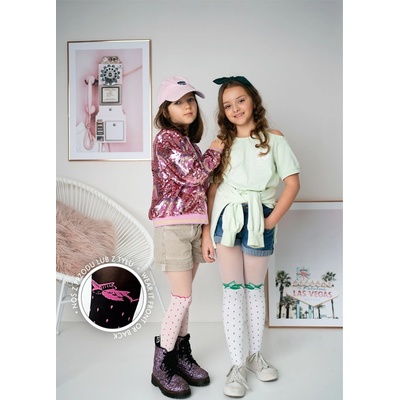 Knittex dívčí punčochové kalhoty FRESA 50 DEN primrose/rose