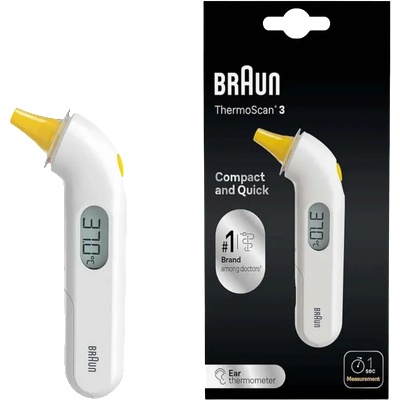 Braun Термометър ThermoScan® 3 IRT3030 - 1 бр