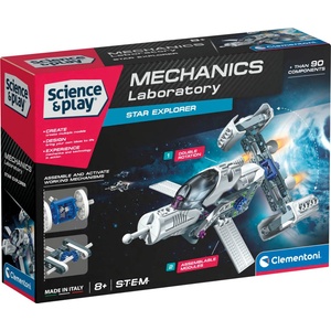 Clementoni Конструктор Clementoni Mechanics - Star Explorer, 90 части (75135)