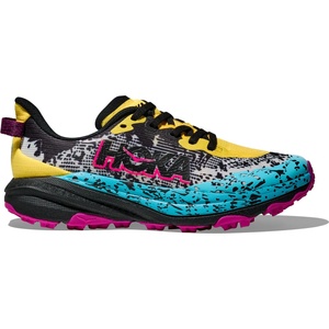 HOKA Детски маратонки Hoka Kid's Speedgoat 6 Trail running shoes - Electric Lemon / Black - размер 38 2/3 (EU) (702-3986-0515)