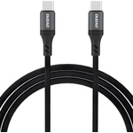 Dudao Кабел за зареждане Dudao L3CC USB-C/USB-C 60W - Черен / 1.2m KP41376