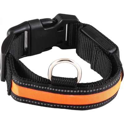 HARAHU Светещ нашийник за куче - Оранжев / s kp25909 (25909)