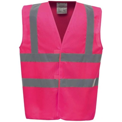 Yoko hi-vis hvw100 / Предпазна жилетка - розова s (79w10004801)