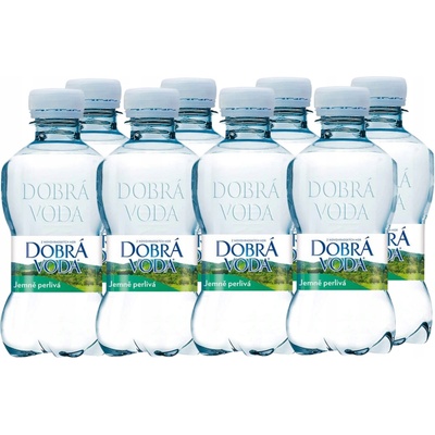 Dobrá voda jemně perlivá 8 x 250 ml