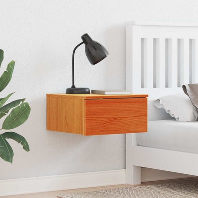 vidaXL Нощно шкафче 2 pcs Кафяво с восъчно покритие 37 x 35 x 18, 5 см (873486)