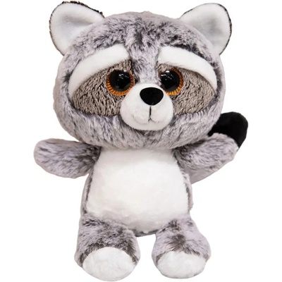 LEAN Toys Плюшена играчка Lean Toys - Миещо мече с големи очи, 22 cm (22117)