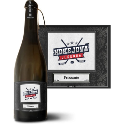 Sablio Hokejová legenda Prosecco biele suché šumivé víno 10,5 % 0,75 l (holá fľaša)