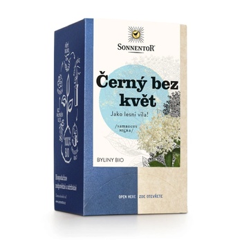SONNENTOR - Цвят черен бъз, пакетчета чай, био, 18 бр