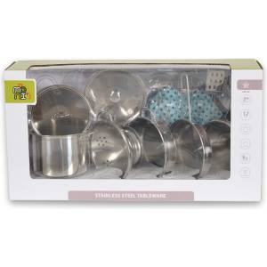 Moni Детски метални прибори за игра Moni Toys - 12 части (111649)