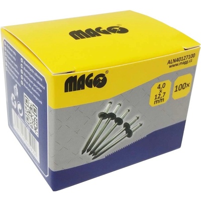 MAGG Hliníkové nýty 4,0x12,7mm - 100 ks – Hledejceny.cz