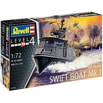 Revell US Navy SWIFT BOAT Mk.I Plastic ModelKit loď 05176 1:72