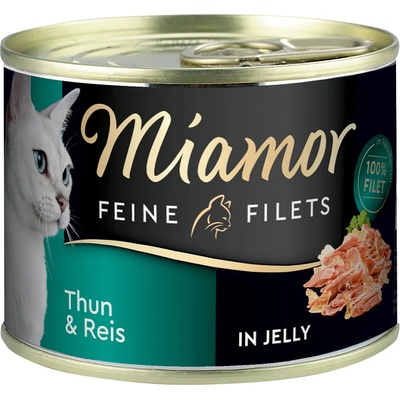 Miamor Feine Filets 24 x 185 g - Tuniak & Ryža v želé