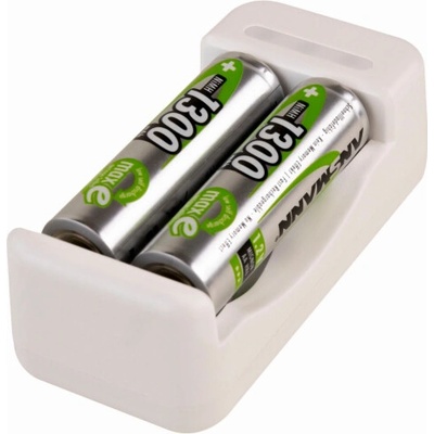 Ansmann Charger Basic II + 2 x AA 1300mAh 1001-0119-01 – Hledejceny.cz
