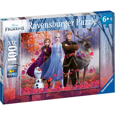 Ravensburger Пъзел Ravensburger от 100 XXL части - Замръзналото кралство 2, Магията на гората (12867)
