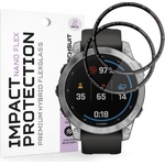 Techsuit Протектор за Garmin Fenix 7 - Nano Flex (2 pack) - Techsuit - Черен