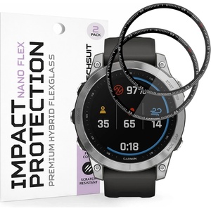 Techsuit Протектор за Garmin Fenix 7 - Nano Flex (2 pack) - Techsuit - Черен
