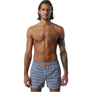 North Sails Бански гащета North sails Basic Volley swimming shorts - Blue (Navy / White / Orange)