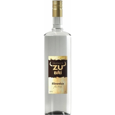 Pálenice Zubří Slivovice 40% 1 l (holá láhev)