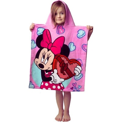 Jerry Fabrics detské pončo Minnie Mouse 02 50x115 cm