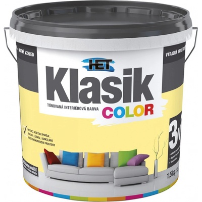 Het klasik color 0608 žltý zázvorový 1,5kg