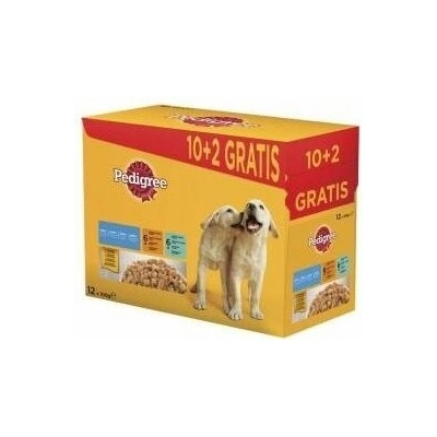 Pedigree Junior mäsový výber s ryžou v želé 12 x 100 g
