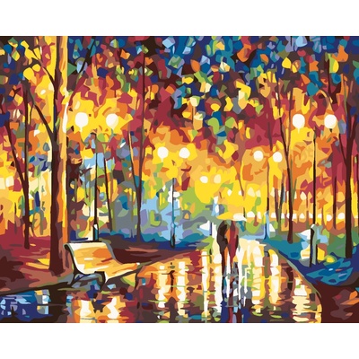 ZUTY Malování podle čísel V DEŠTI 40 x 50 cm