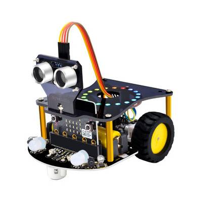 Arduino Micro bit mini múdre robot. auto bez micro:bit V2