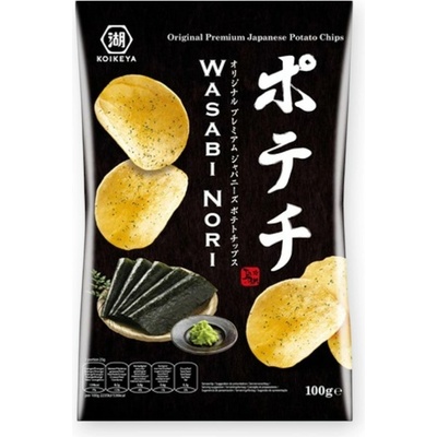 Koikeya Bramborové chipsy s příchutí Wasabi 100 g