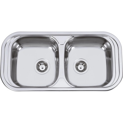 Sinks SEVILLA 860 DUO V 0,6 MM - Leštěná