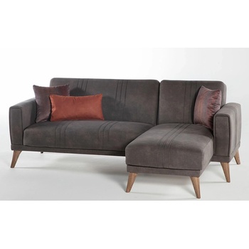 Bellona ЪГЛОВ ДИВАН ЛЯВ ruby yakut СИВ (20rby5l00300295)