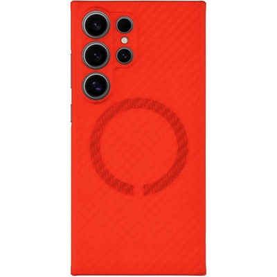 Tactical MagForce Aramid Bloody Mary Limited Edition Case - кевларен кейс с MagSafe за Samsung Galaxy S24 Ultra (червен)