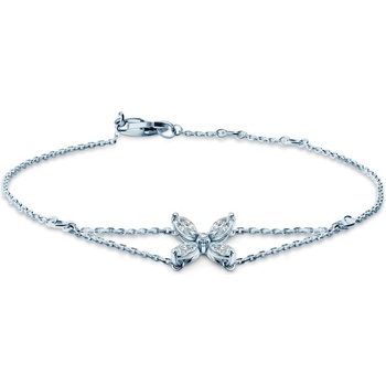 SAVICKI Narukvica Savicki: bijelo zlato 585, dijamanti