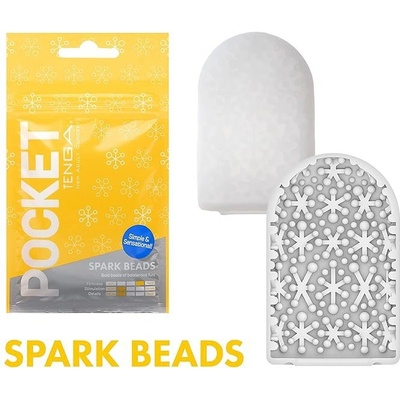 TENGA Pocket мастурбатор за еднократна употреба (7 см), жълт