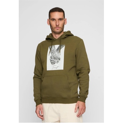 Mister Tee Мъжки суичър в цвят маслина Mister Tee Trust 2.0UB-MT2560-00176 - Маслина, размер M