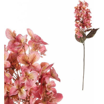 Umelá kvetina Hortenzia staroružová, 72 cm