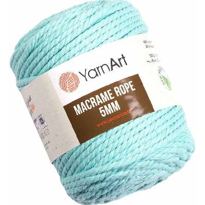 YARNART Macrame Rope 5 mm 85 m 775 Mint юта (Macrame Rope 5 mm 775)