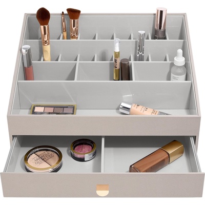 Stackers Органайзер за козметика Stackers отварящ се с чекмедже supersize таупе (75939)