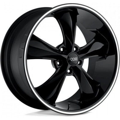Foose F104 LEGEND 8x18 5x120.65 ET1 gloss black Milled