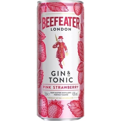 Beefeater Pink & Tonic 4,9% 0,25 l (plech) – Hledejceny.cz